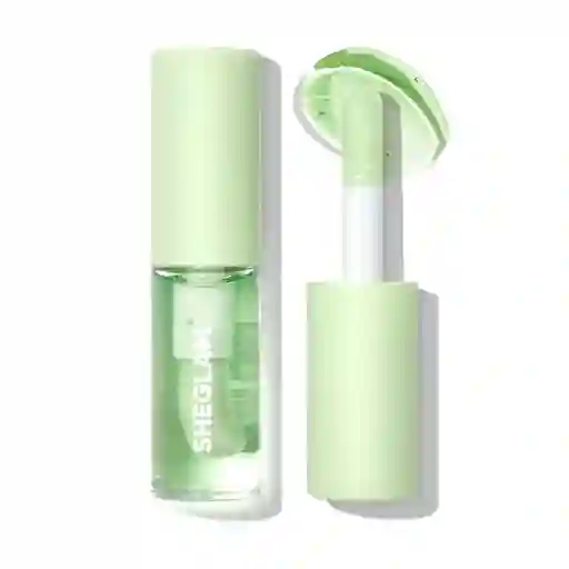 Brillo De Labios Hidratante Sheglam Jelly Wow Hydrating Lip Oil Green Apple Envy