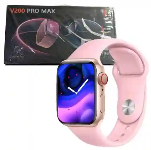 Smartwatch Inteligente V 200 Pro Max Rosado