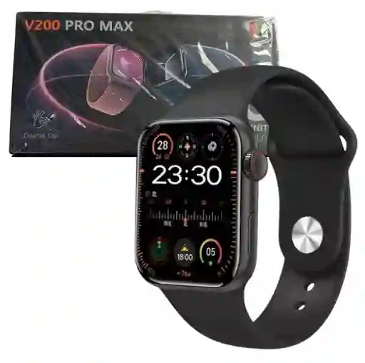 Smartwatch Inteligente V 200 Pro Max Negro