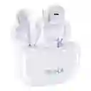 Audifonos Manos Libres Auriculares Inalambricos Bluetooth Aut203 Blanco