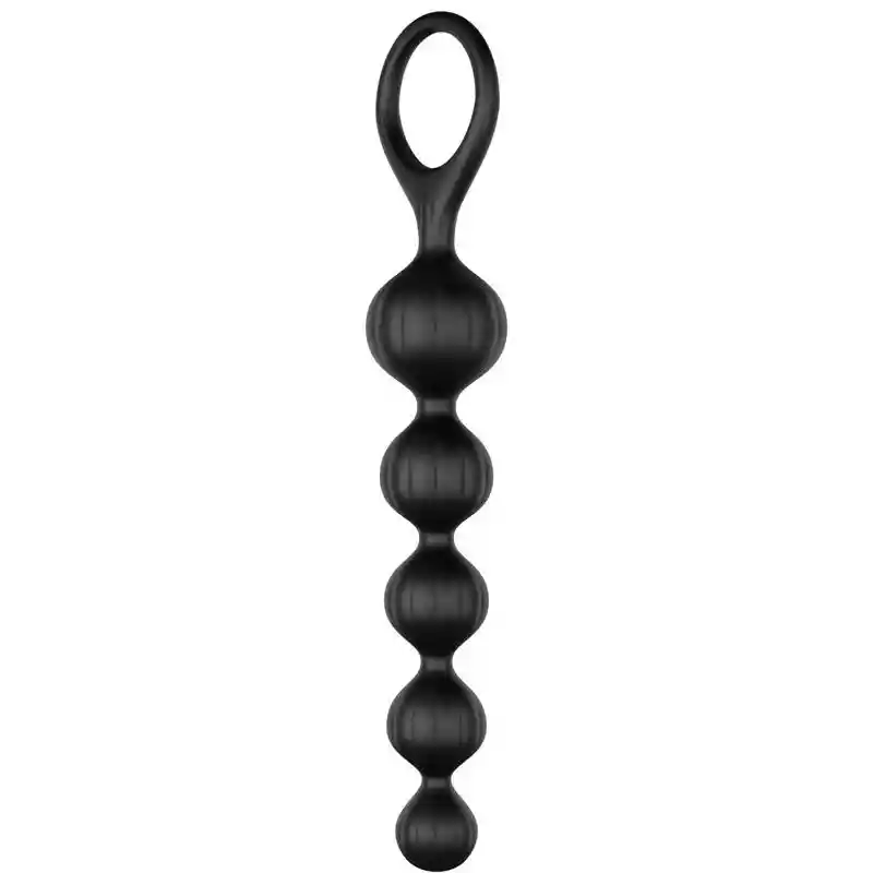 Bolas Anales Love Beads Negras Satisfyer