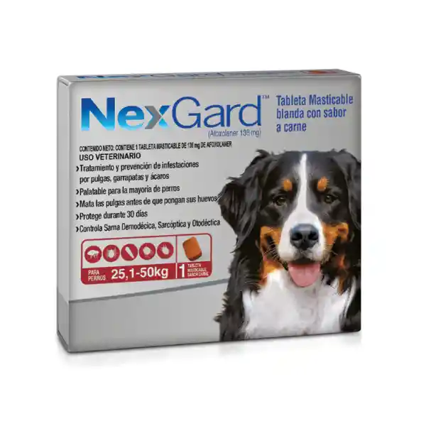 Nexgard Antipulgas Para Perros 25-50 Kg