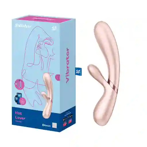 Vibrador Hot Lover Plateado Satisfyer