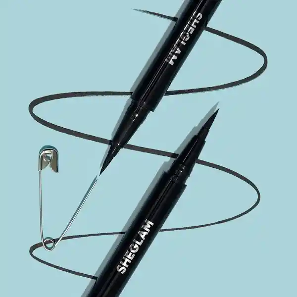 Delineador Liquido Sheglam Pro Precision Waterproof Liquid Eyeliner Black