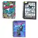 Cuaderno Pequeño 7 Materias Masculino Cuadriculado