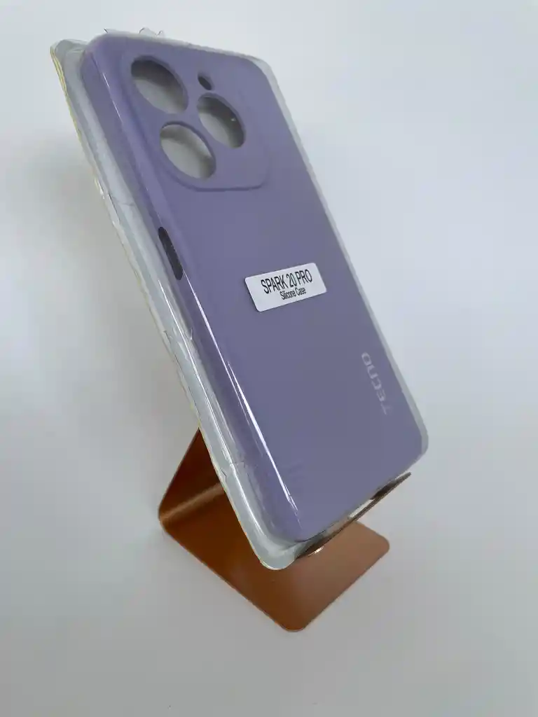 Silicon Case Tecno Spark 20 Pro Lila