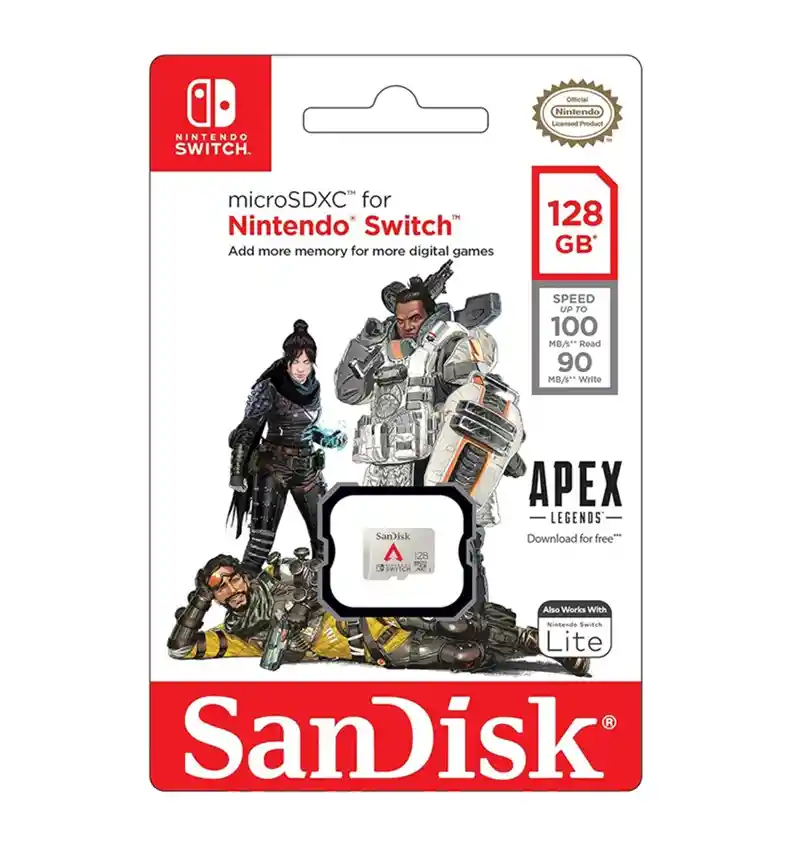 Memoria Micro Sd Clase 10 Sandisk 128gb Para Nintendo Switch