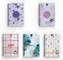 Cuaderno Pequeño 7 Materias Femenino Cuadriculado