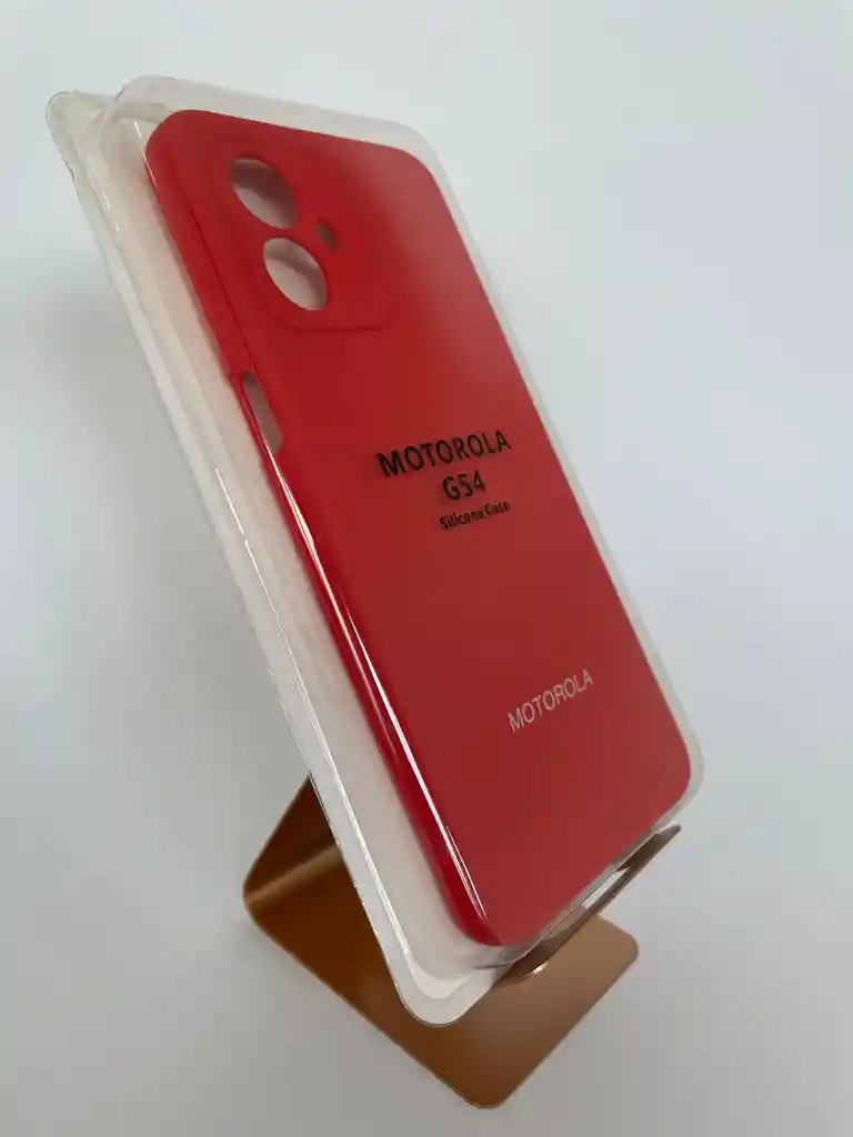 Silicon Case Motorola G54/rojo