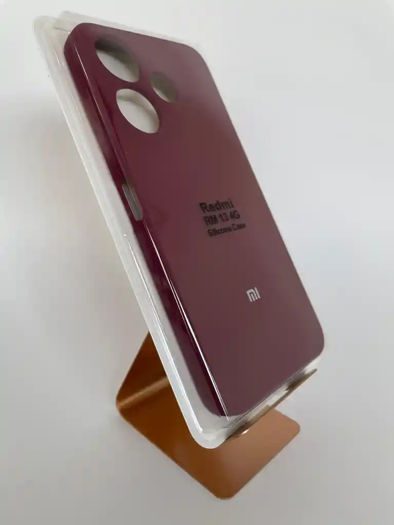 Silicon Case Xioami Redmi 13-4g/vinotinto