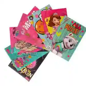 Carpeta Escolar Niña Elástico
