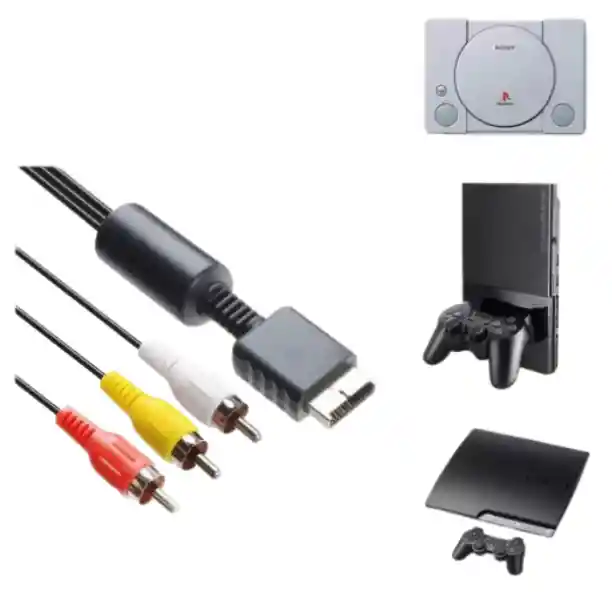 Cable De Conexión De Audio Y Video Para Ps2