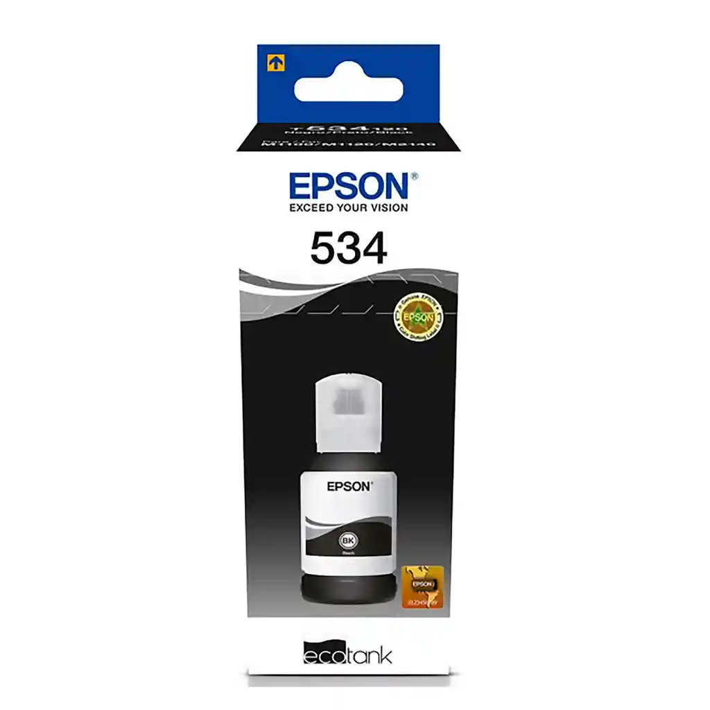 Epson Tinta 534 Negro Para Impresoras Epson M1100 M2120 M2140 M2170 M3170 M318