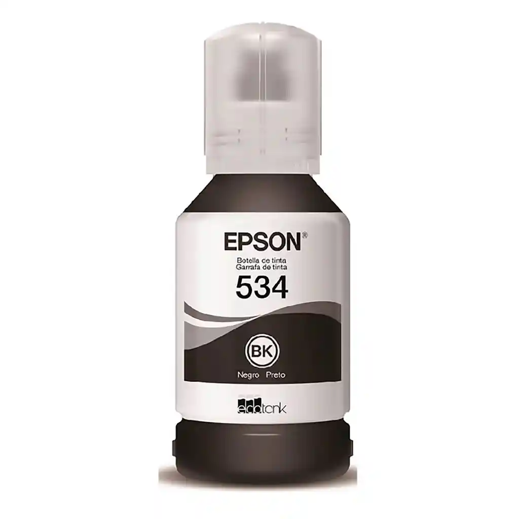 Epson Tinta 534 Negro Para Impresoras Epson M1100 M2120 M2140 M2170 M3170 M318