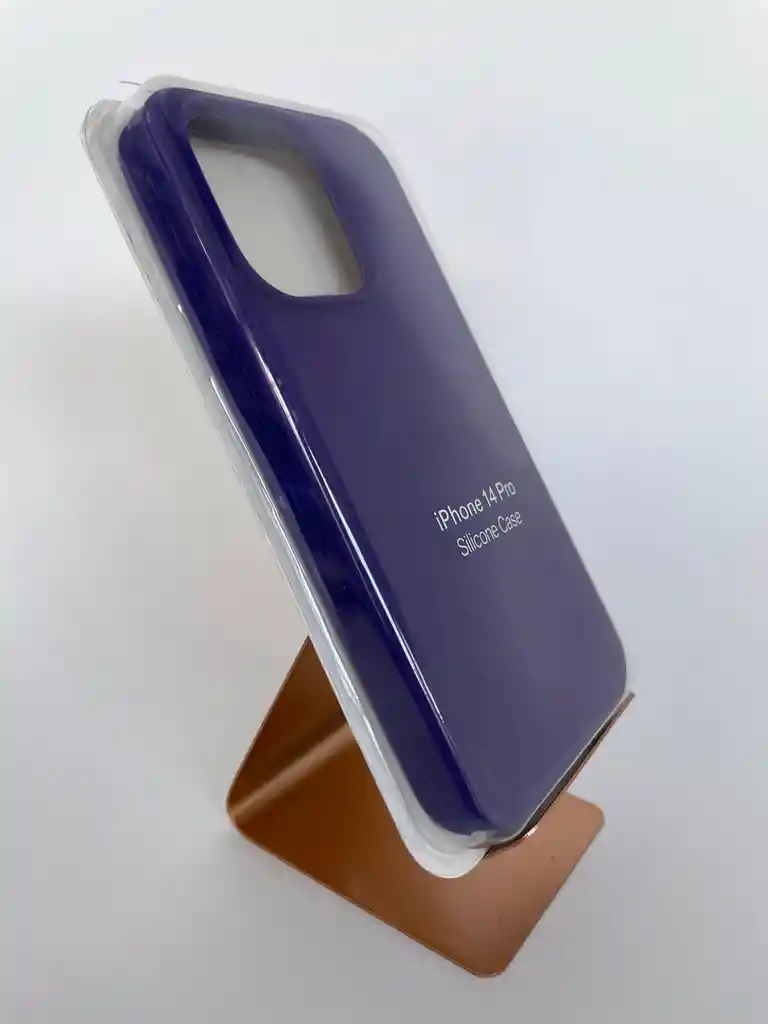 Silicon Case Iphone 14 Pro Morado