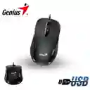 Mouse Genius Alambrico Dx-101 Negro Cable Usb
