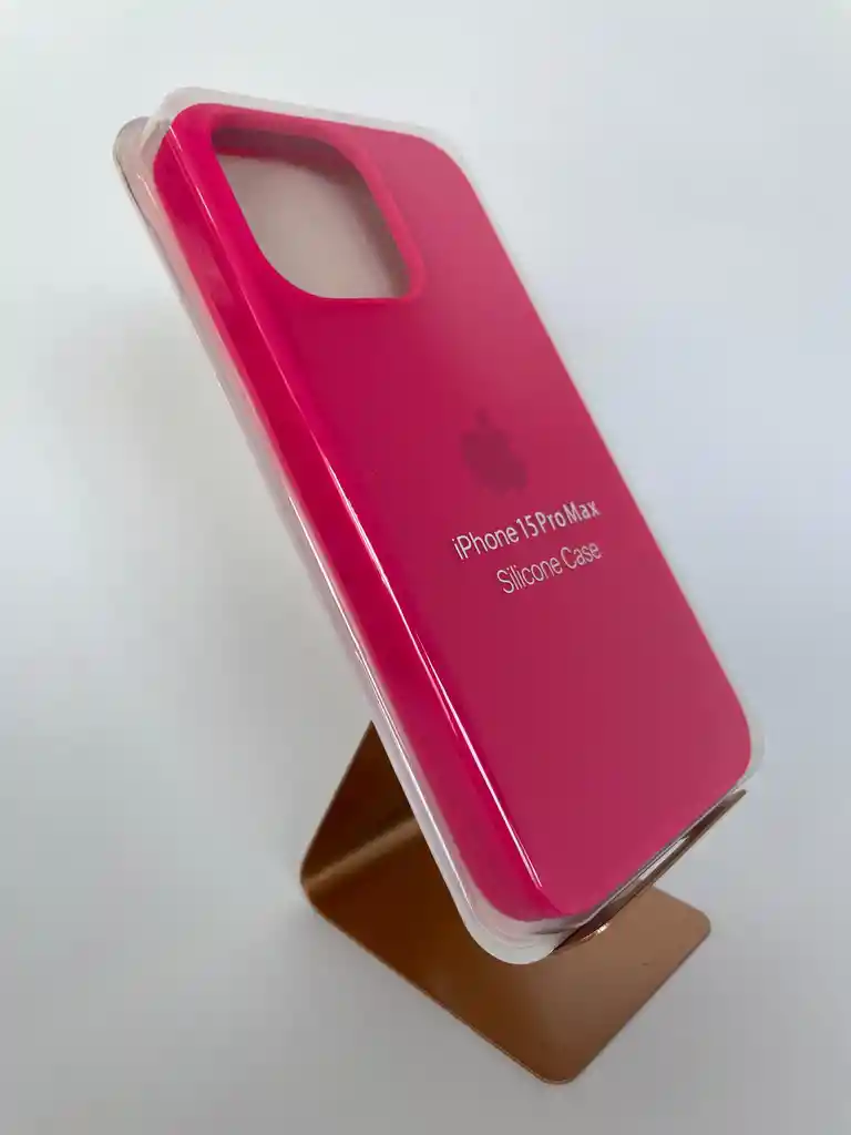 Silicon Case Iphone 15 Pro Max/fucsia