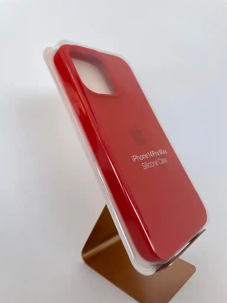 Silicon Case Iphone 14 Pro Max/rojo