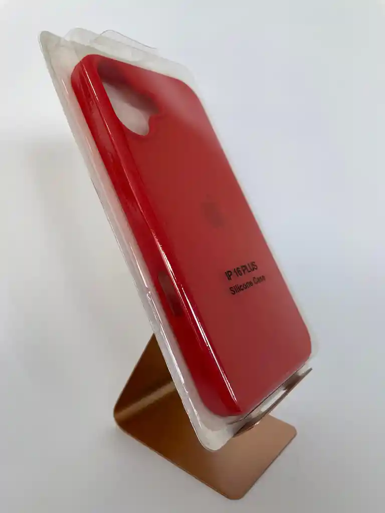 Silicon Case Iphone 16 Plus/rojo