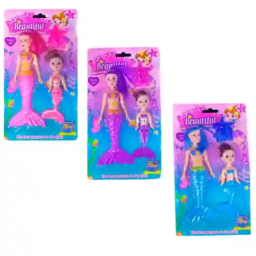 Muñecas Sirenitas Niñas Didactica