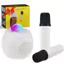 Set De Karaoke Portátil Para Niños Bluetooth Rgb 2mic K12