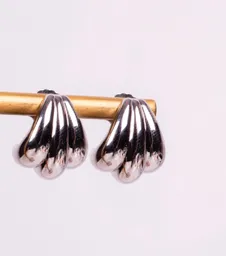 Topo Tres Gotas Grandes Plateada