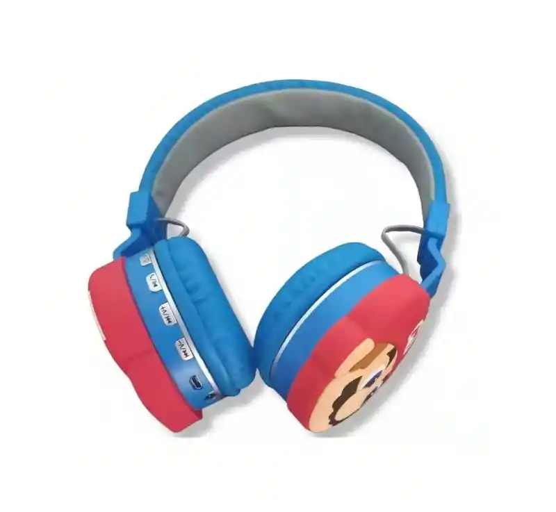Diadema Bluetooth Mario 806q Color Azul