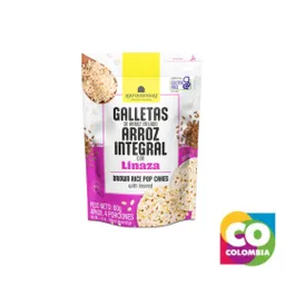 Galletas De Arroz Integral Con Linaza Doy Pack 60g