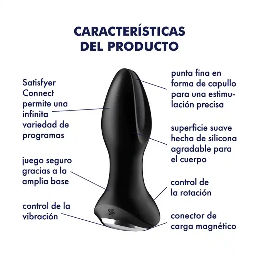 Plug Anal Vibrador Rotator 2 Satisfyer