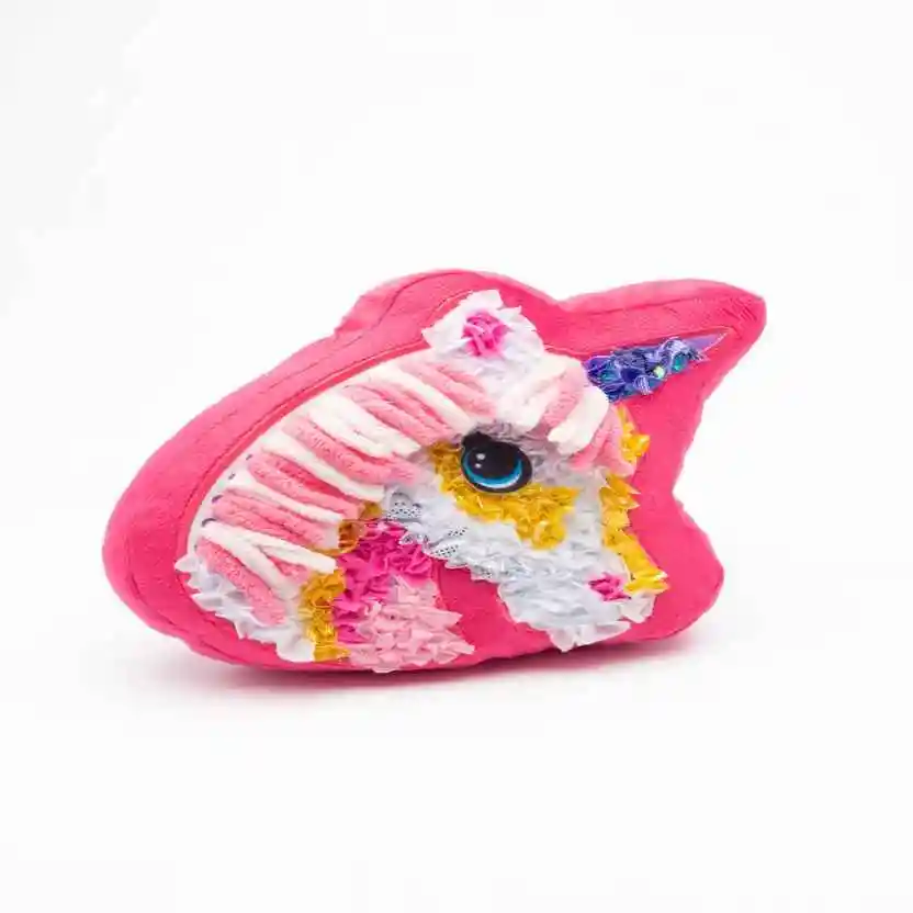 Juego De Manualidades Cojín Puffy Pilow Unicornio Para Niñas