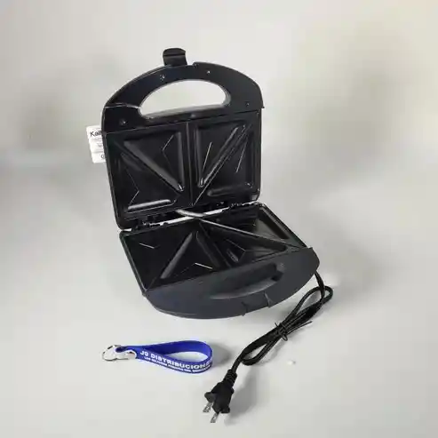 Sanduchera Kalley Triangulo Negra