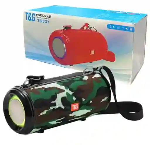 Parlante Bluetooth Portátil Tg537 Militar