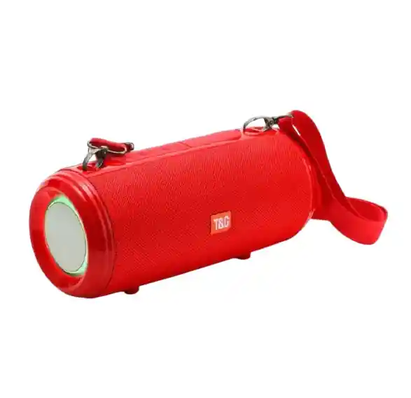 Parlante Bluetooth Portátil Tg537 Rojo