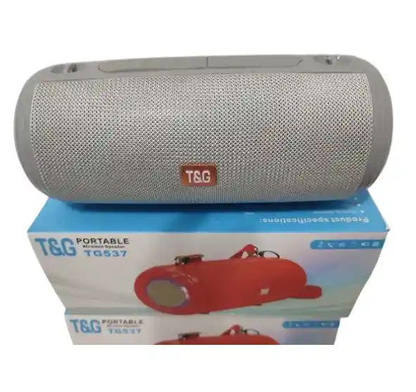 Parlante Bluetooth Portátil Tg537 Gris