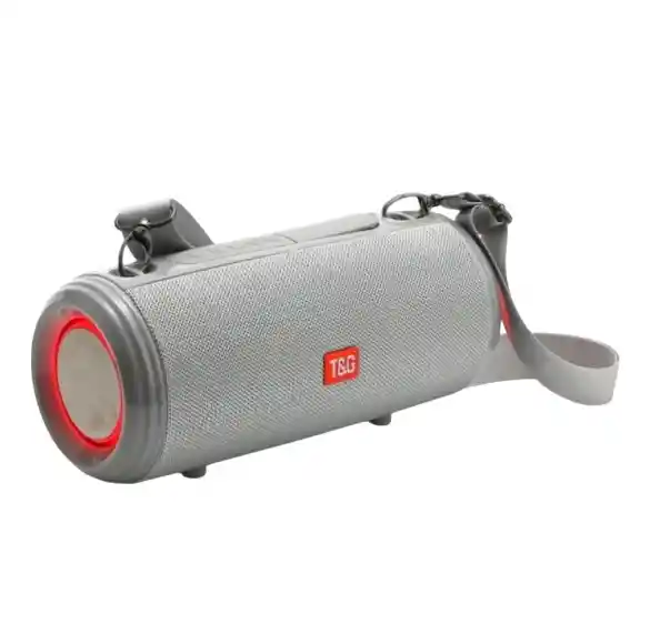 Parlante Bluetooth Portátil Tg537 Gris