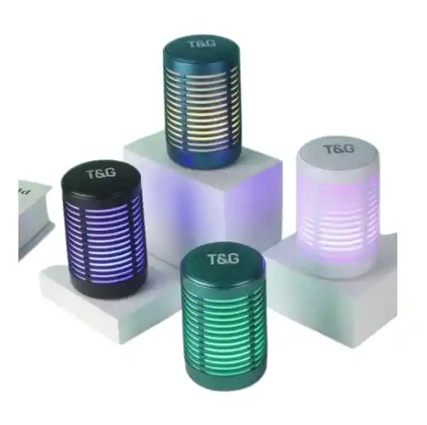 Parlante Tg-371 Blanco Con Diseño Compacto Y Elegante