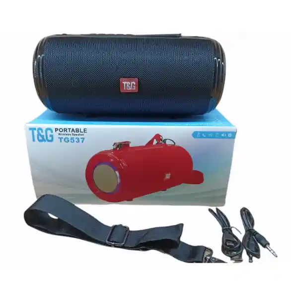 Parlante Bluetooth Portátil Tg537 Azul