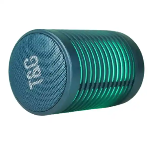 Parlante Tg-371 Verde Con Tecnología Avanzada De Sonido
