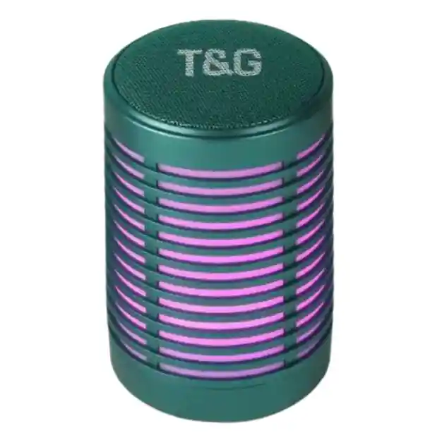 Parlante Tg-371 Verde Con Tecnología Avanzada De Sonido