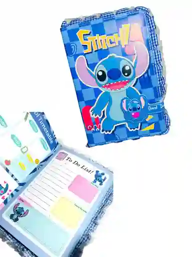 Agenda Tipo Planeador Sin Fecha De Stich Con Boleros Ref 4