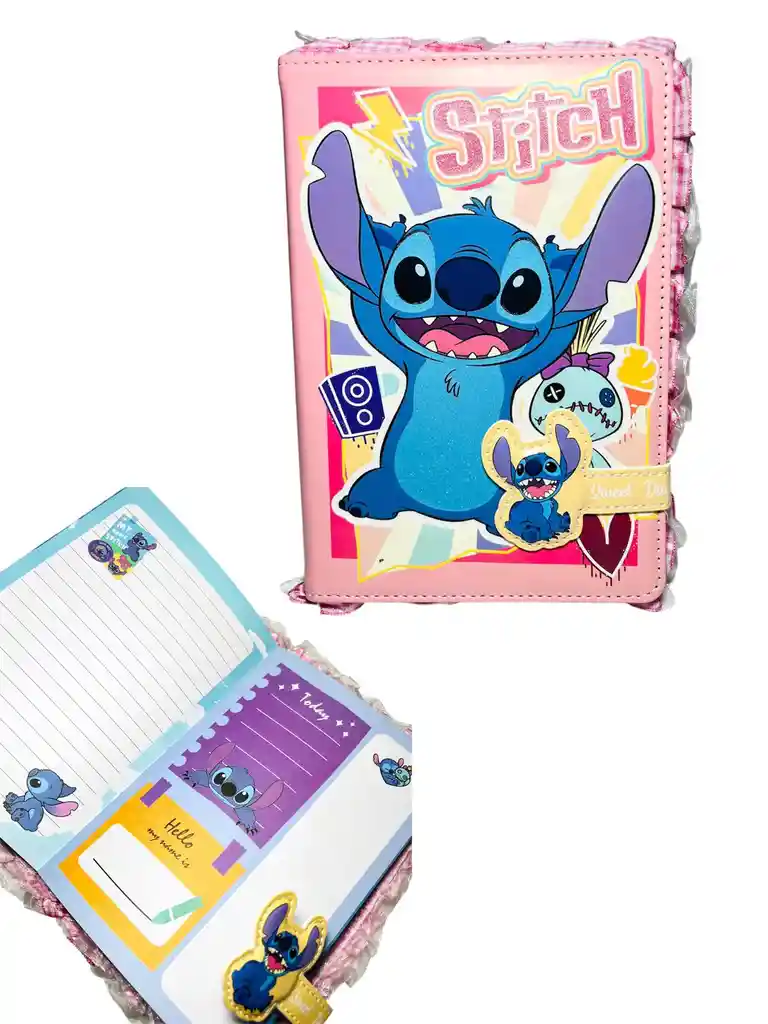 Agenda Tipo Planeador Sin Fecha De Stich Con Boleros Ref 2