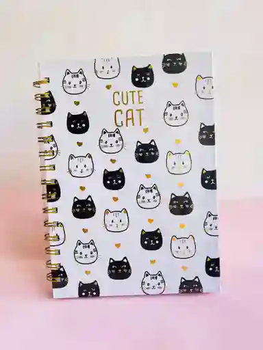 Agenda Argollada Gato Ref 1