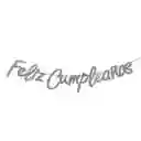 Feston Letra Cursiva De Feliz Cumpleaños