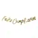 Feston Letra Cursiva De Feliz Cumpleaños