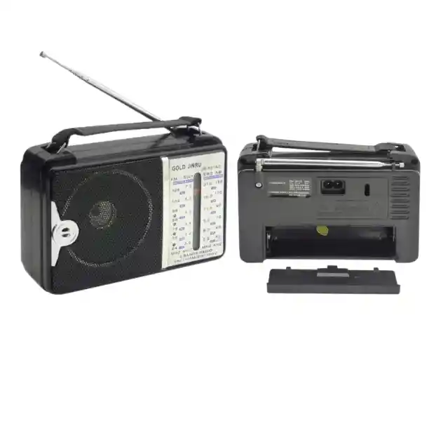 Radio Multifunción Ns-8060bt Negra Con Recarga Solar Y Bluetooth