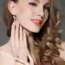 Juego De Collar Y Aretes Para Mujer Perlas Plata 925