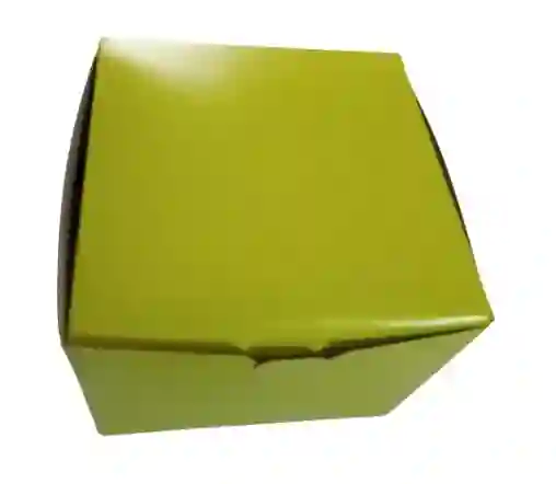 Caja De Carton Tortas 22x22 Color Verde