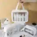 Bolsa De Almacenamiento Multifuncional X3 Piezas Impermeable Blanco