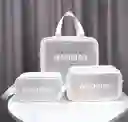 Bolsa De Almacenamiento Multifuncional X3 Piezas Impermeable Blanco