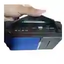 Radio Multifunción Ns-8060bt Azul Con Recarga Solar Y Bluetooth